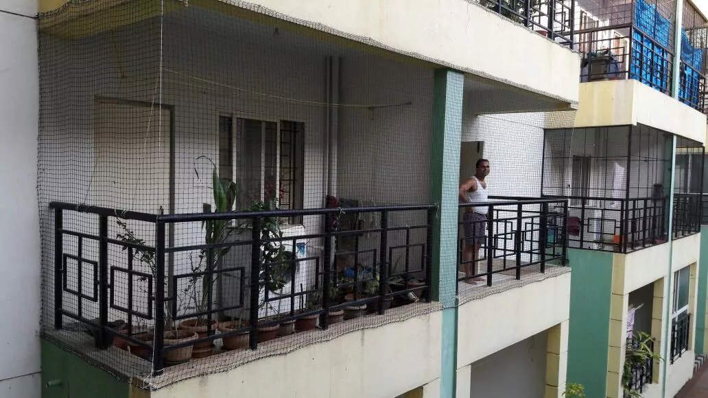 Balcony Safety Nets In JP Nagar